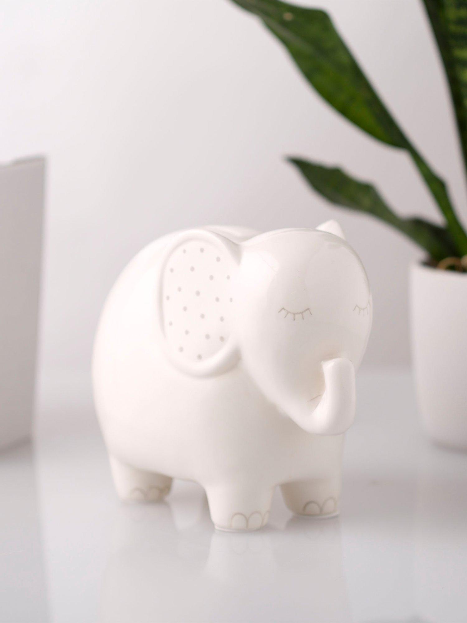 Pearhead ceramic elephant money bank UK version