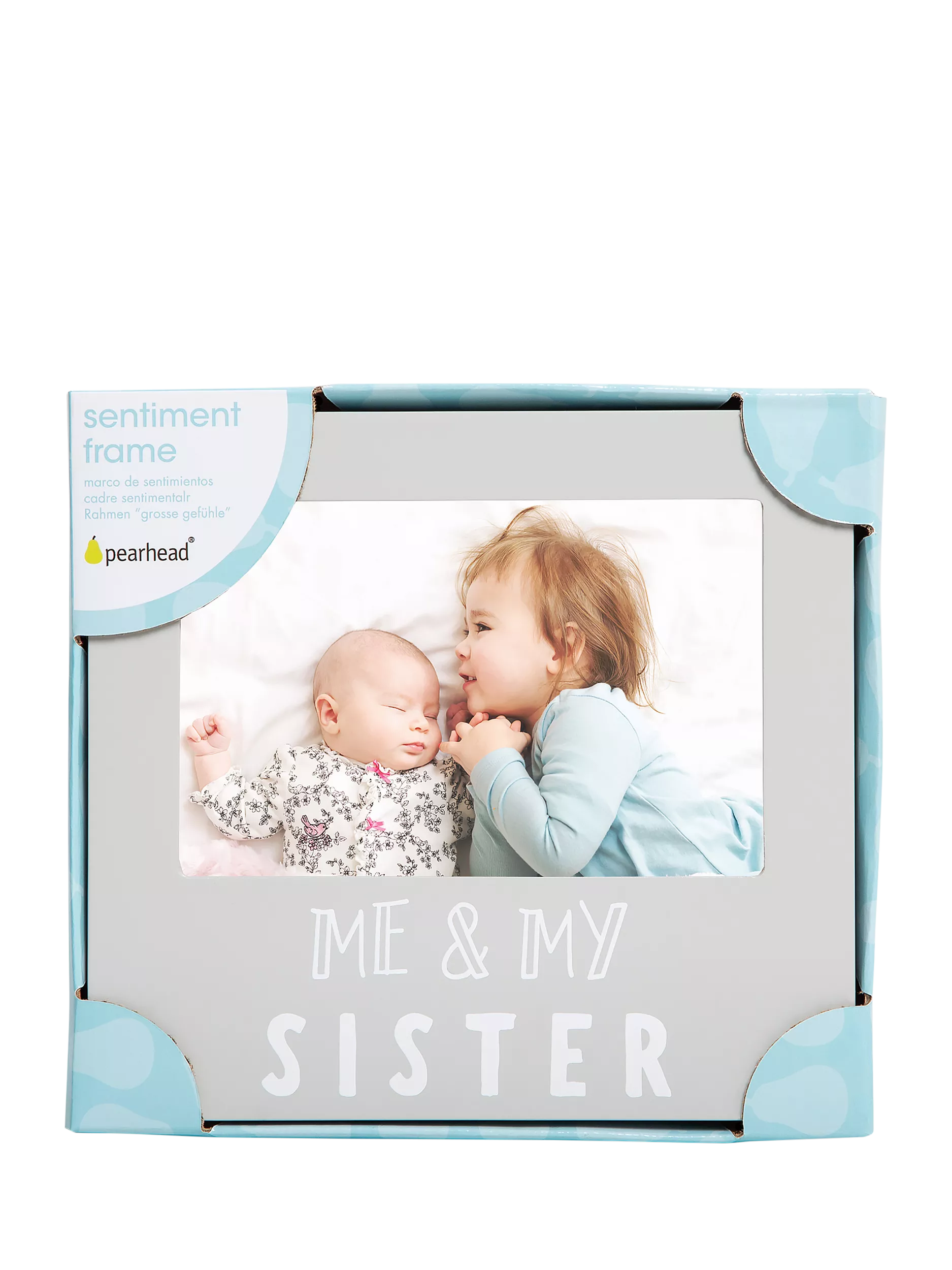 Pearhead Me and My Sister picture frame 4x6, UK version