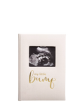 Pearhead pregnancy journal ivory cover gold lettering - British product