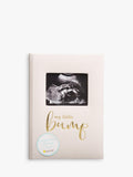 Pearhead pregnancy journal ivory cover gold lettering - British product