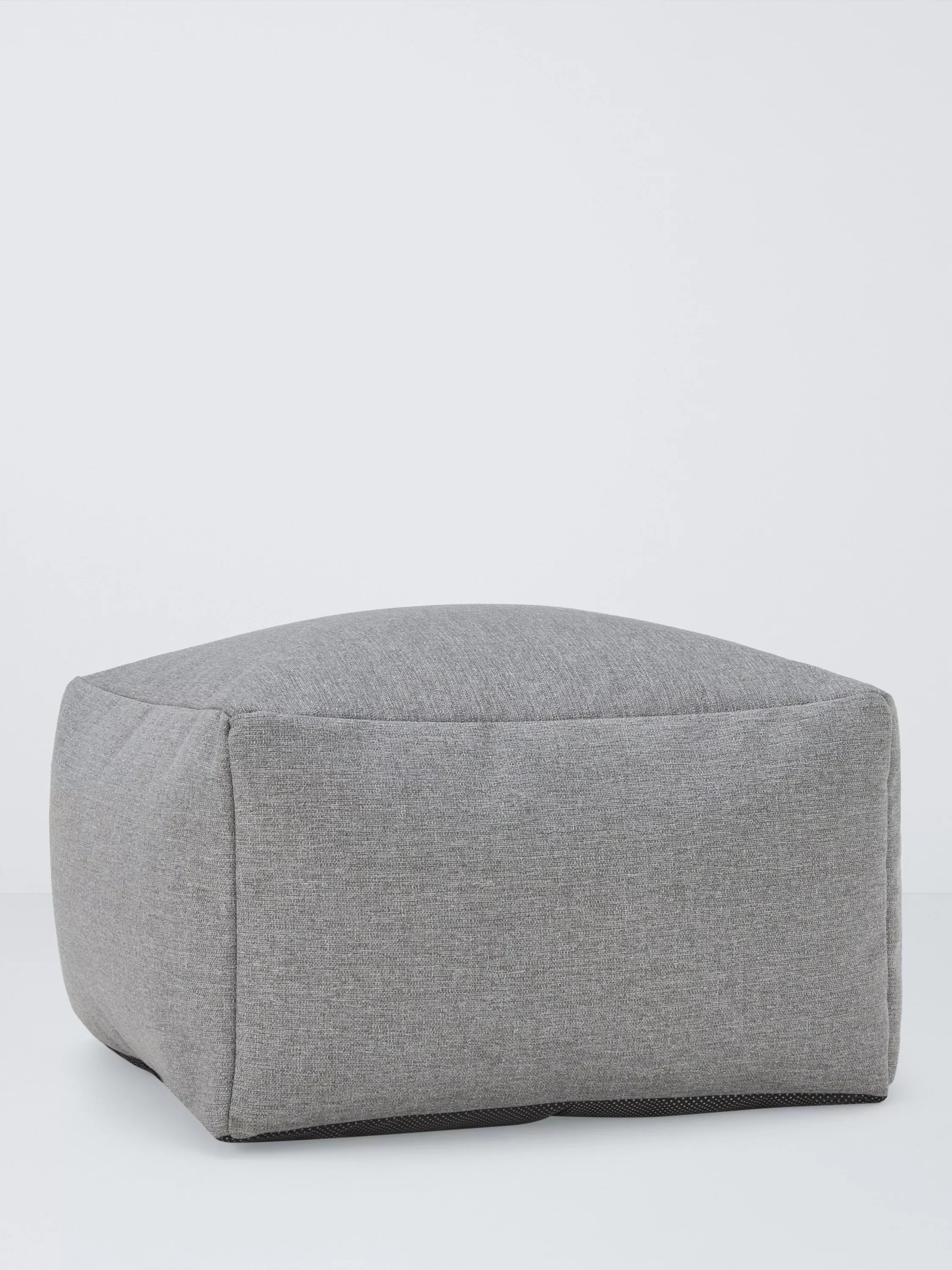 John Lewis square ottoman pouffe with Aquaclean fabric, imported from the UK