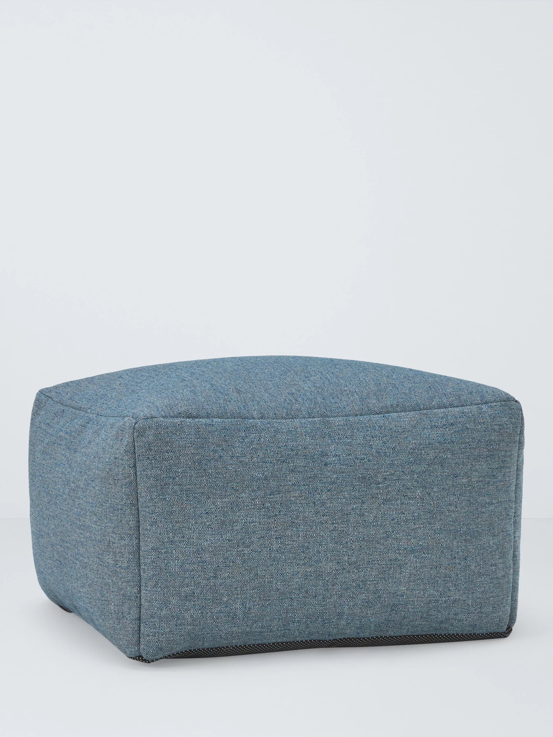 John Lewis Aquaclean Square Ottoman Beanbag Pouffe 60cm