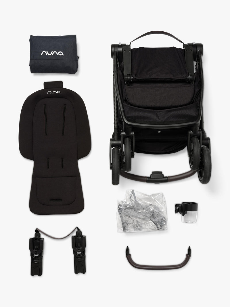 Nuna SWIV Stroller Caviar, imported from the UK