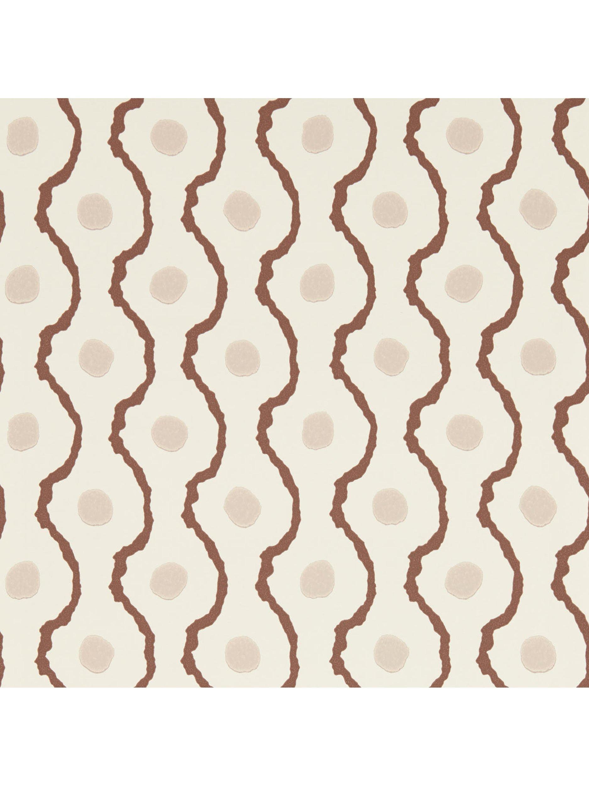 Henry Holland Harlequin Connor Wallpaper in Chocolate/Dusk colour, UK version