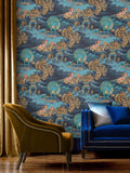 Graham & Brown Edo Toile Navy wallpaper, UK version