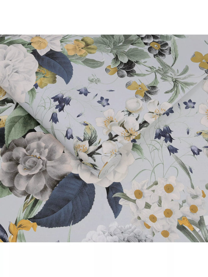 Graham & Brown Glasshouse Flora wallpaper Sky (British brand)