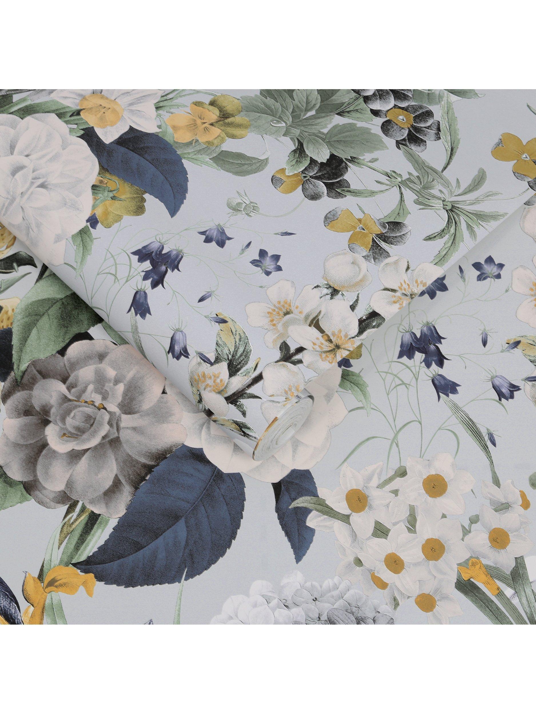 Graham & Brown Glasshouse Flora wallpaper Sky (British brand)