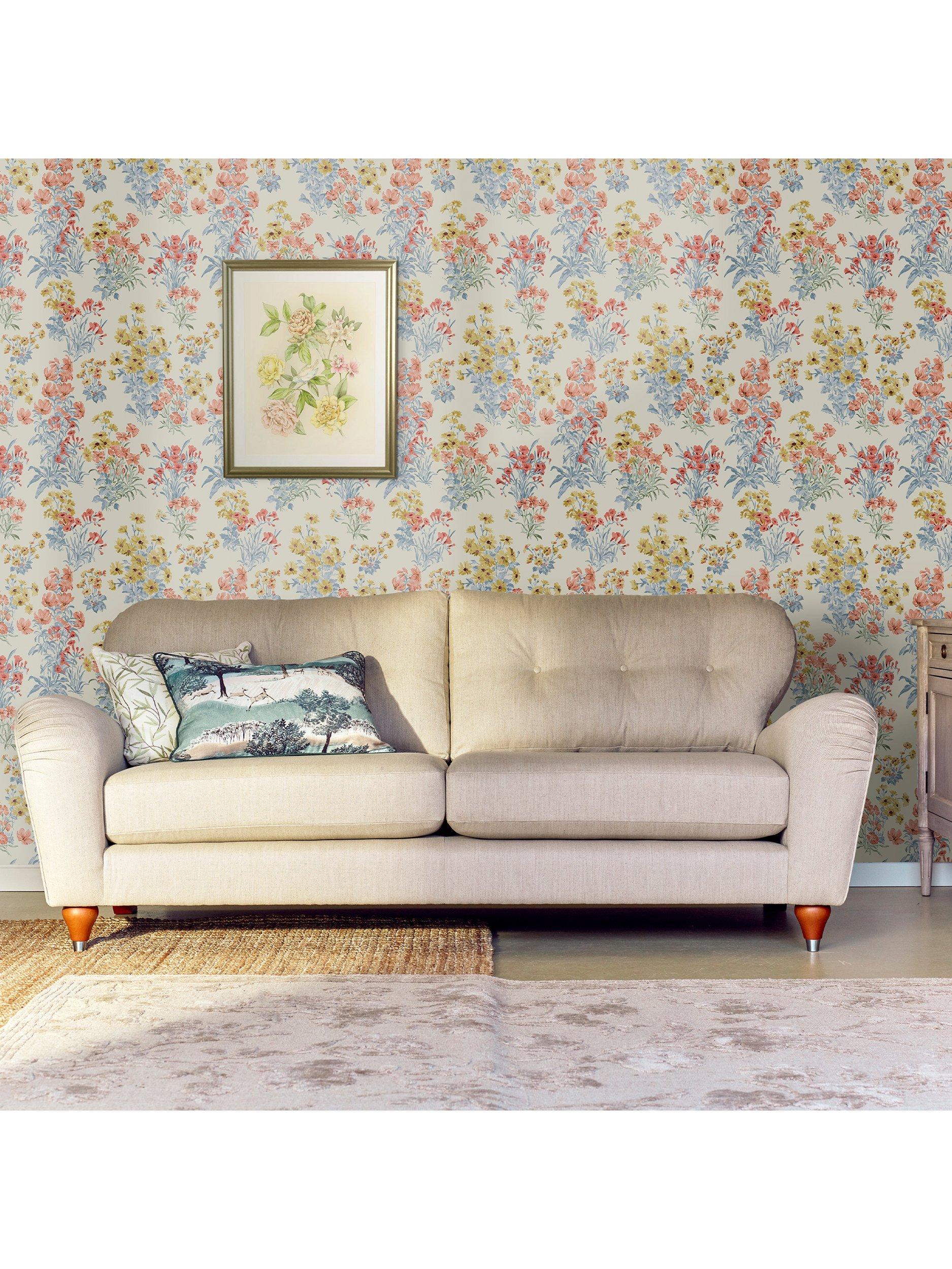 Laura Ashley wallpaper Ochre, UK version