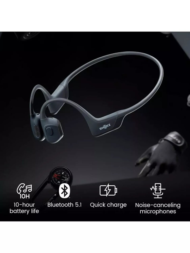 Shokz OpenRun Mini bone conduction wireless headphones black (British brand)