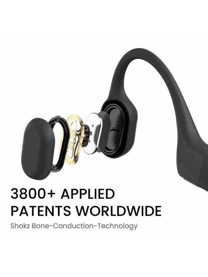 Shokz OpenRun Open-Ear-Kabellose Kopfhörer 26g – Britisches Produkt