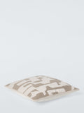 John Lewis corded geometric cushion in natural, UK version