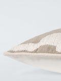 John Lewis corded geometric cushion in natural, UK version