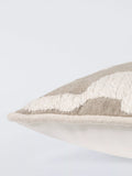 John Lewis corded geometric cushion in natural, UK version