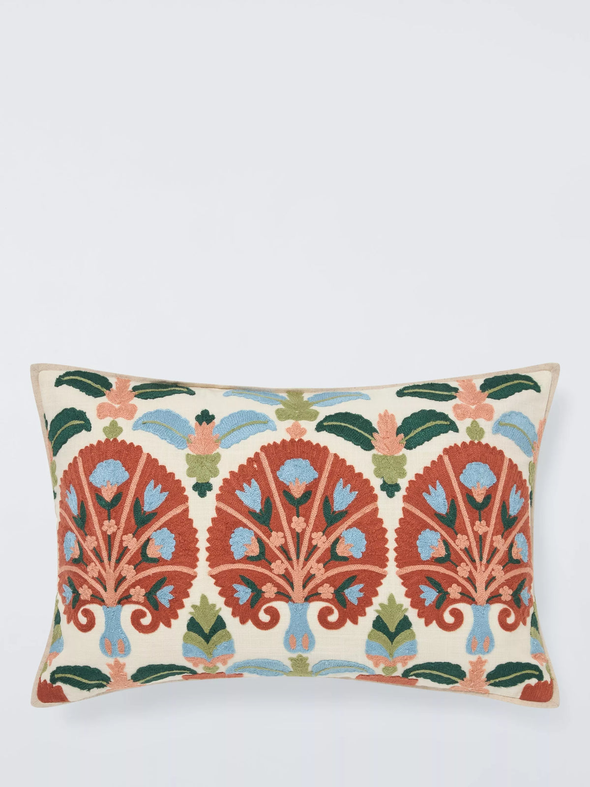 John Lewis embroidered retro cushion for sofa and armchair, UK version