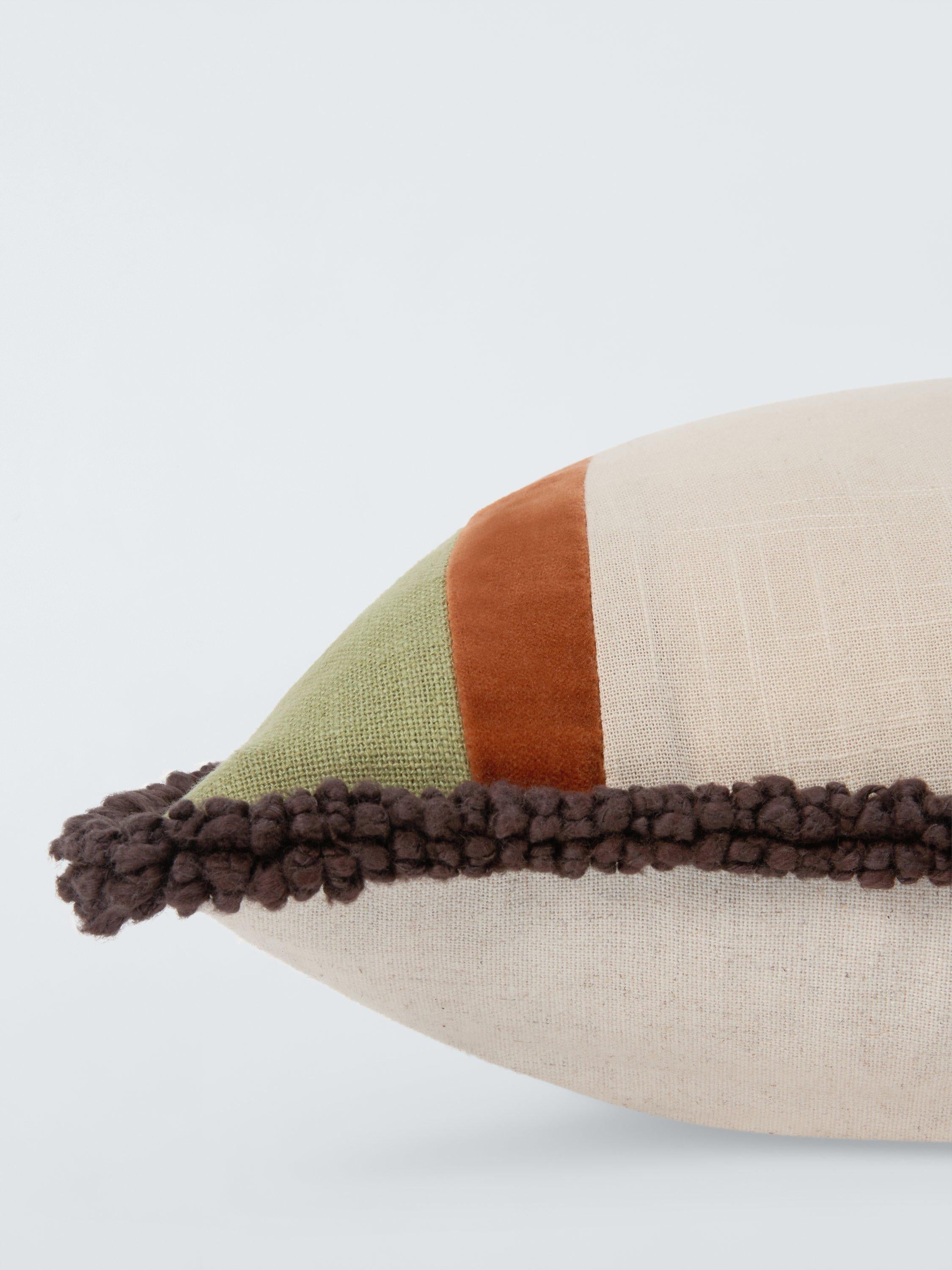John Lewis cushion Felic Stripe Multi 50x50cm, imported from the UK
