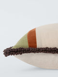 John Lewis cushion Felic Stripe Multi 50x50cm, imported from the UK