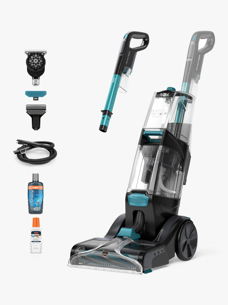 Vax pet-design carpet cleaner with graphite and teal finish (British brand)