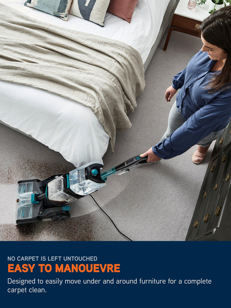 Vax pet-design carpet cleaner with graphite and teal finish (British brand)