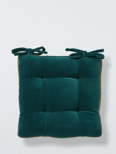 John Lewis John Lewis Boxed Velvet Seat Pad- Buy online at McGrocer