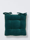 John Lewis velvet seat pad 40x40cm, imported from the UK
