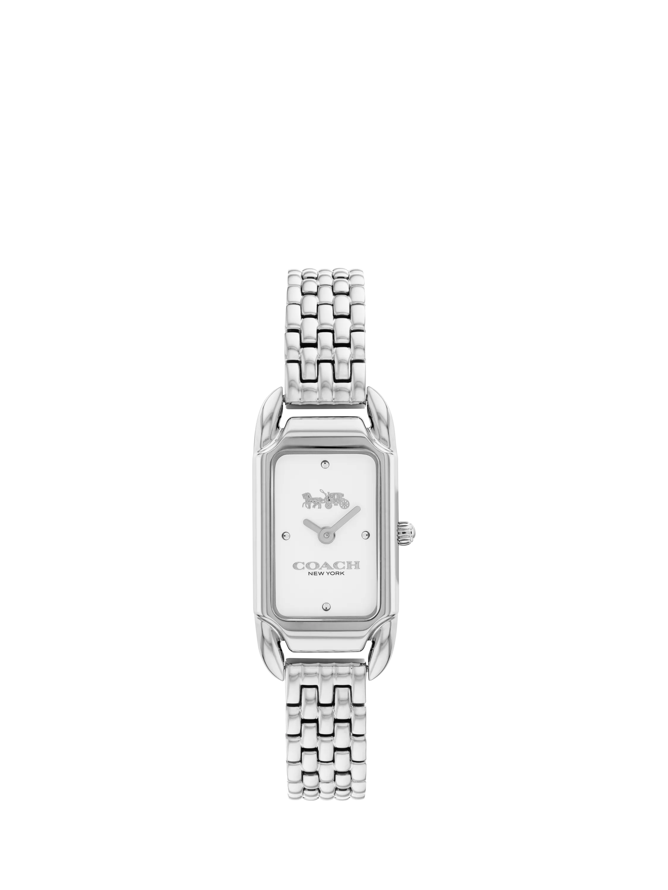 Coach women's Cadie watch silver bracelet 28.5mm - British product