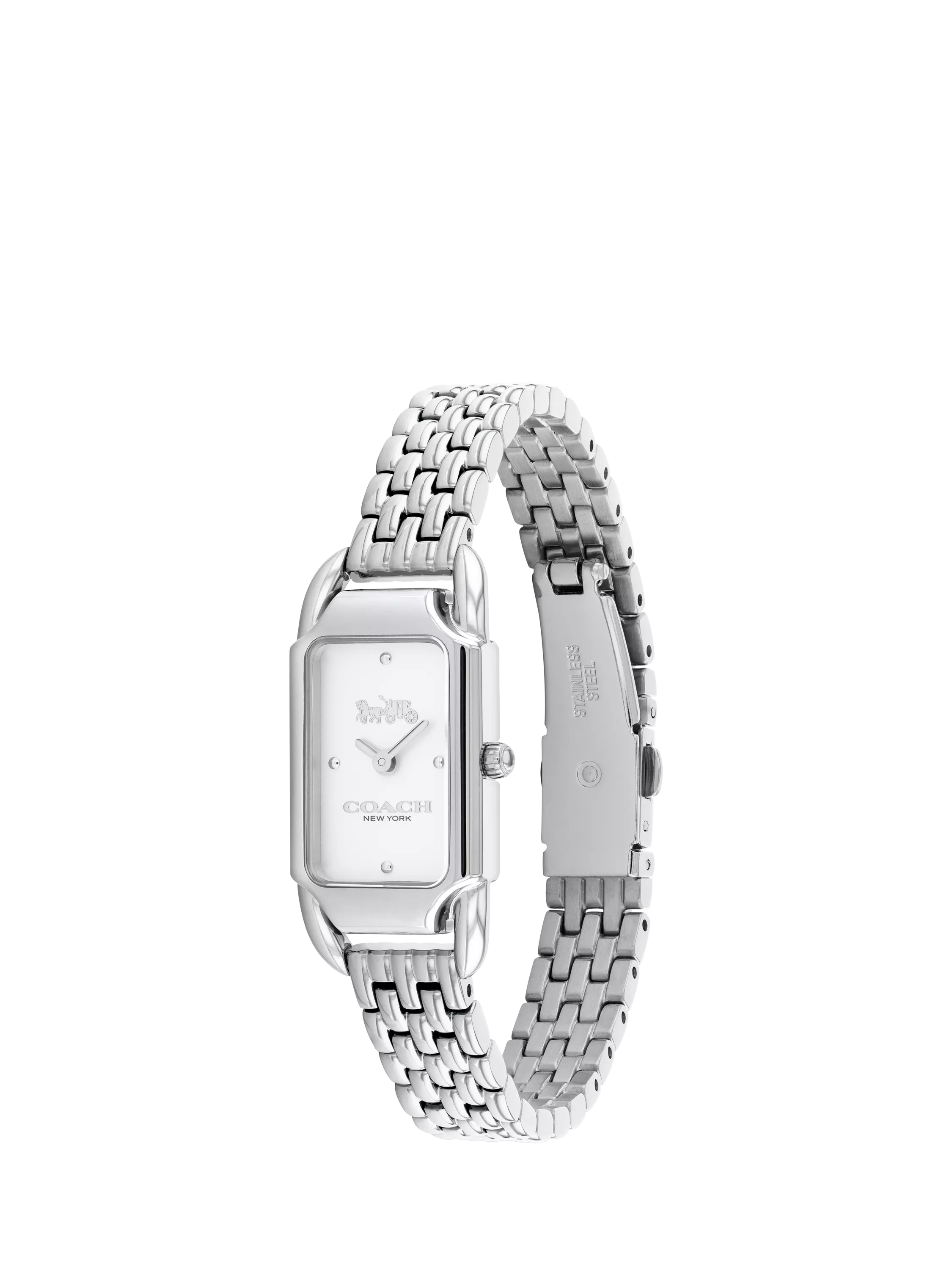 Coach women's Cadie watch silver bracelet 28.5mm - British product