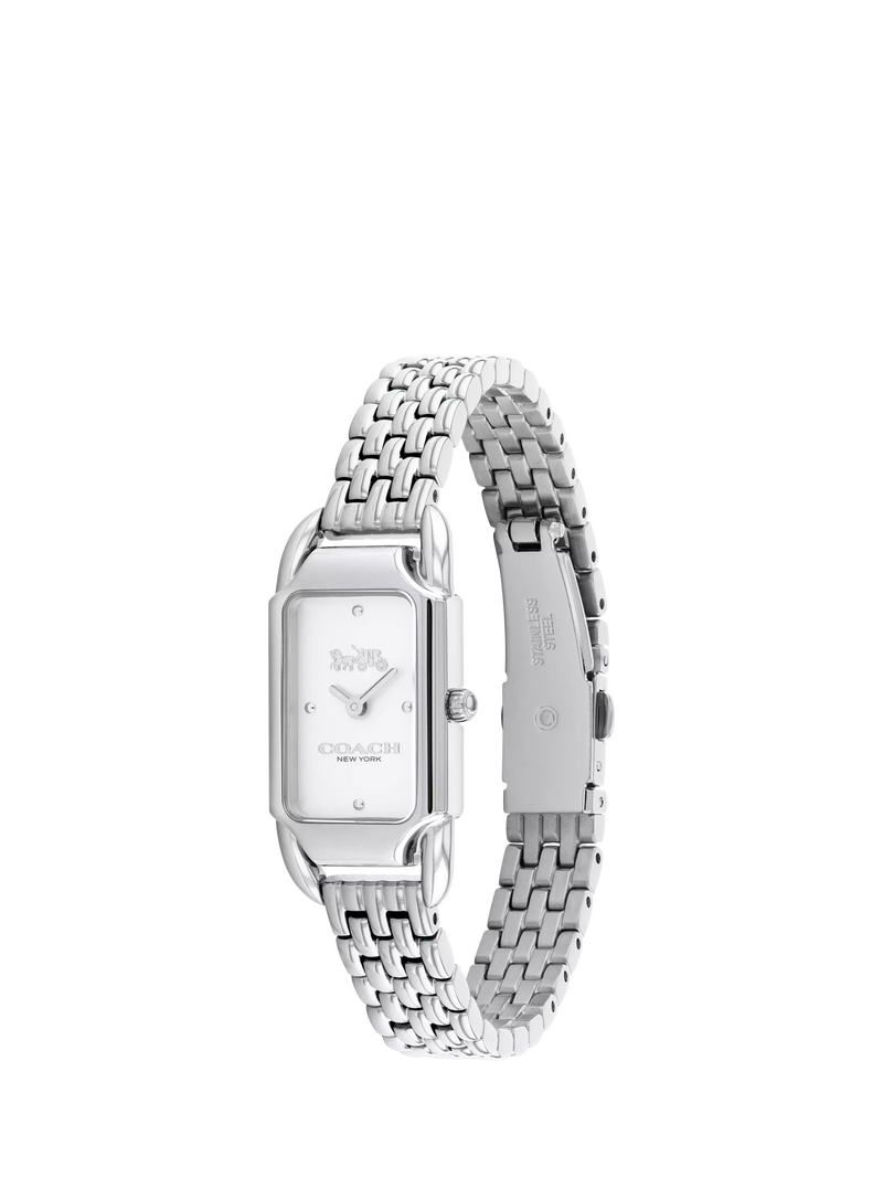 Coach women's Cadie watch silver bracelet 28.5mm - British product