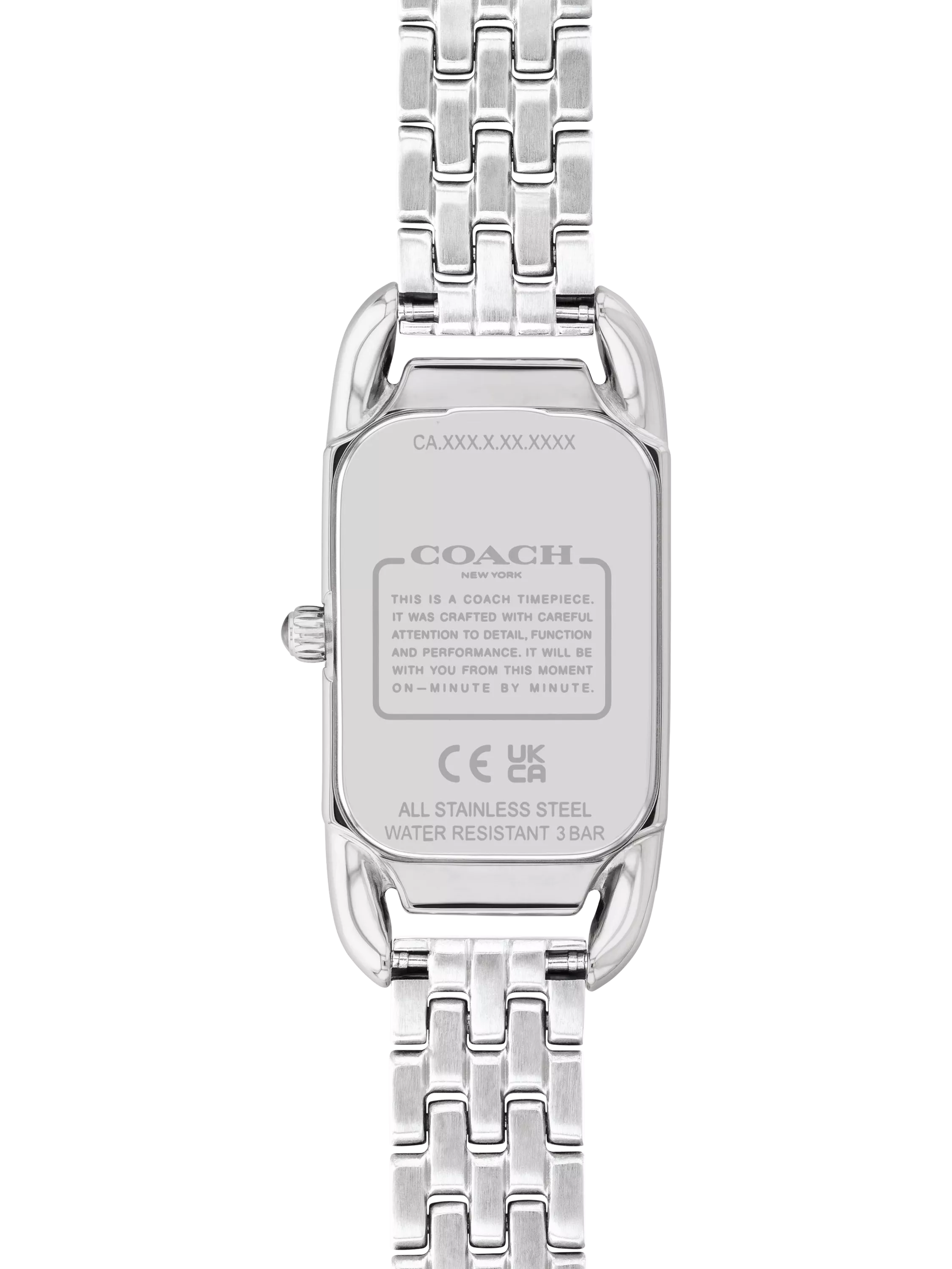 Coach women's Cadie watch silver bracelet 28.5mm - British product