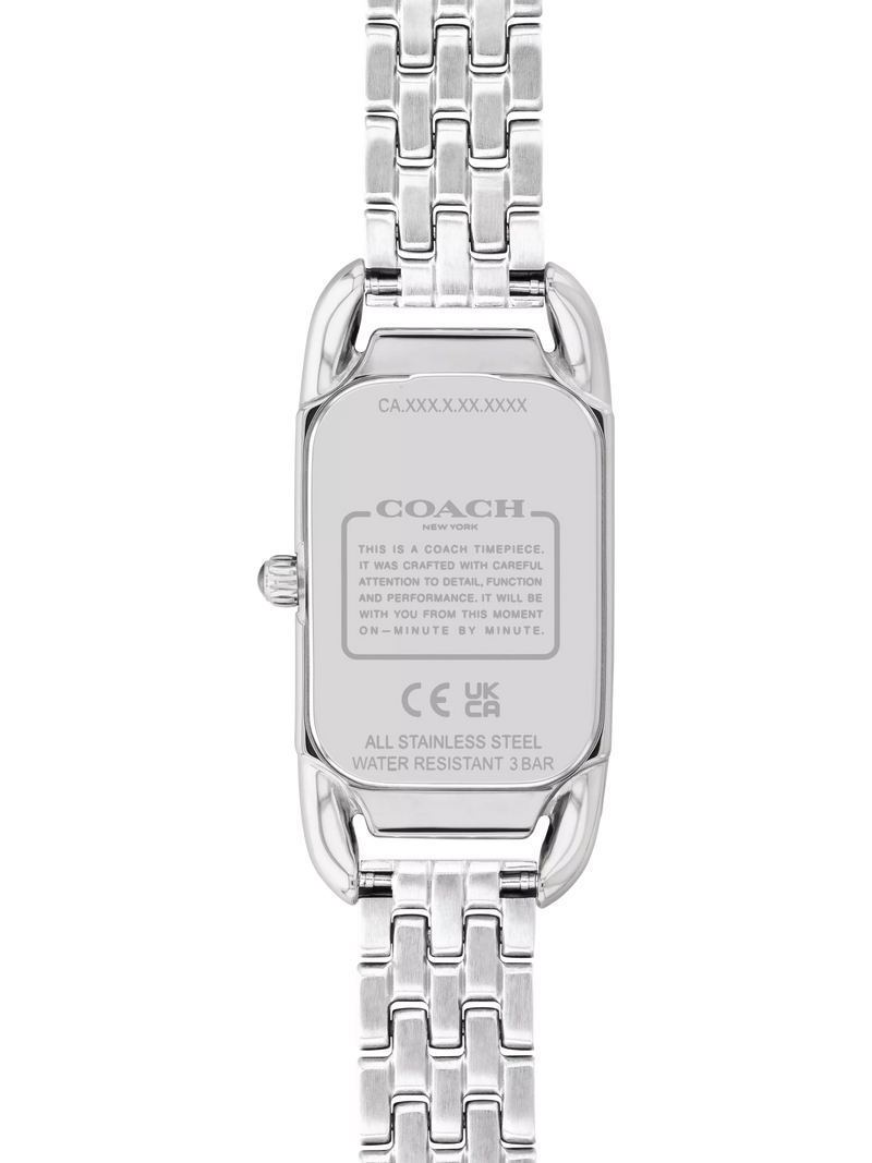 Coach women's Cadie watch silver bracelet 28.5mm - British product