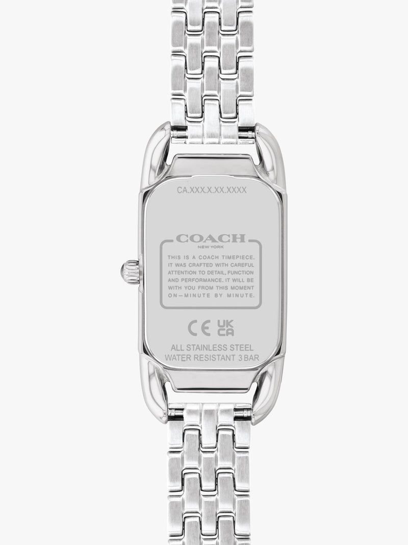 Coach women's Cadie watch silver bracelet 28.5mm - British product