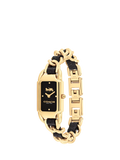 Coach Cadie rectangular gold IP watch - British product