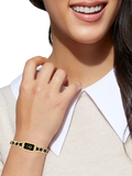 Coach Cadie rectangular gold IP watch - British product