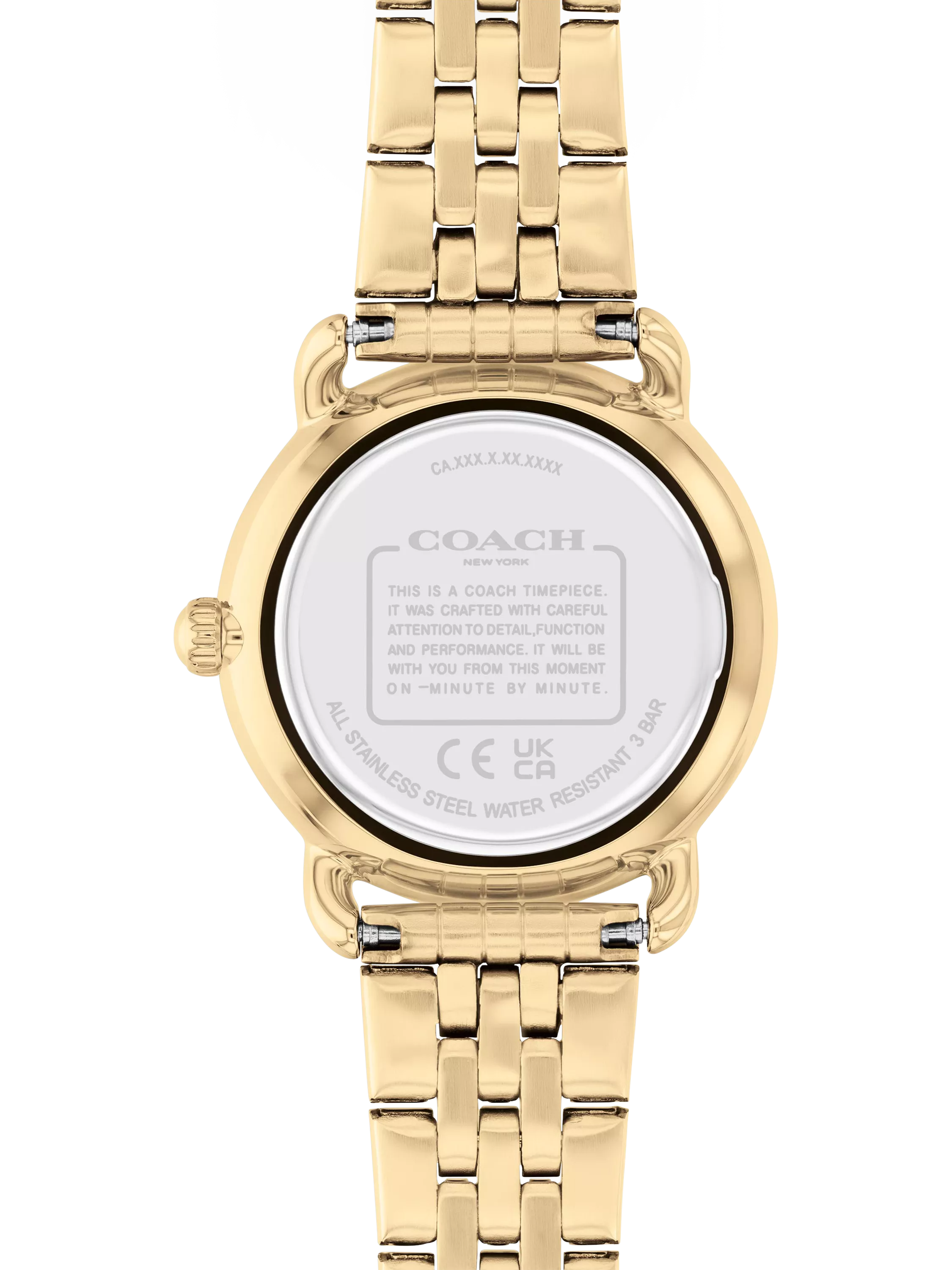 Coach Elliot bracelet watch gold stainless steel 28mm, UK version
