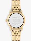 Coach Elliot bracelet watch gold stainless steel 28mm, UK version