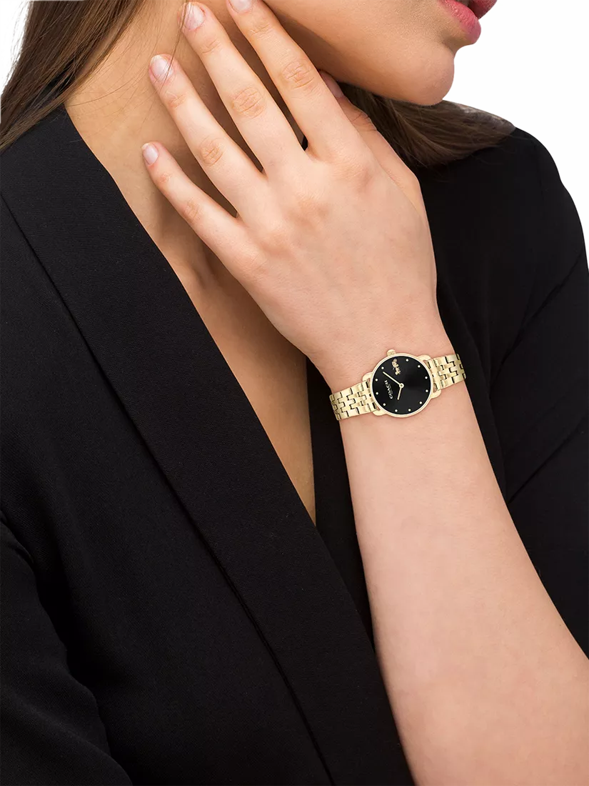 Coach Elliot bracelet watch gold stainless steel 28mm, UK version