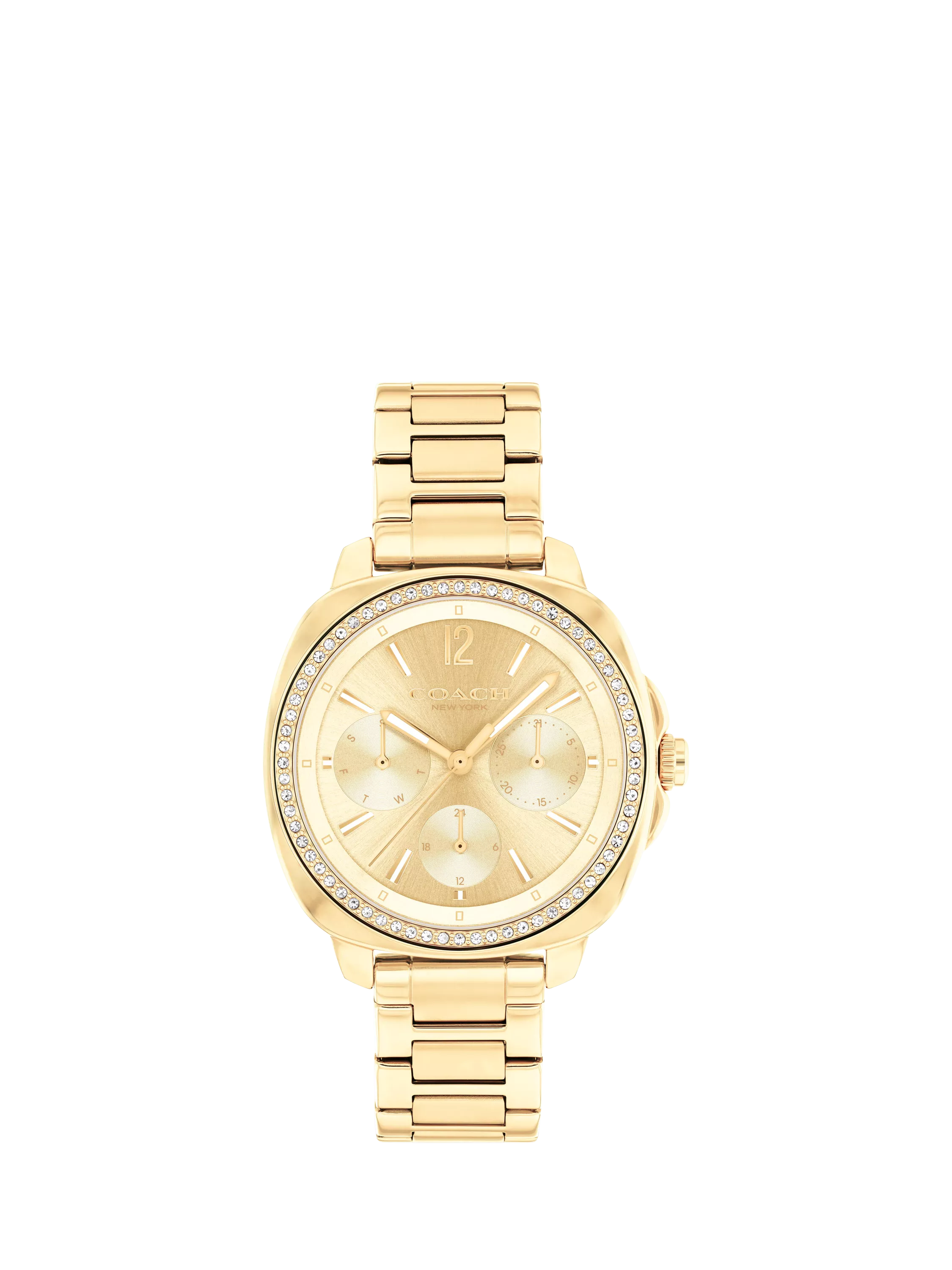 Coach Kitt women's gold watch 34mm - British product