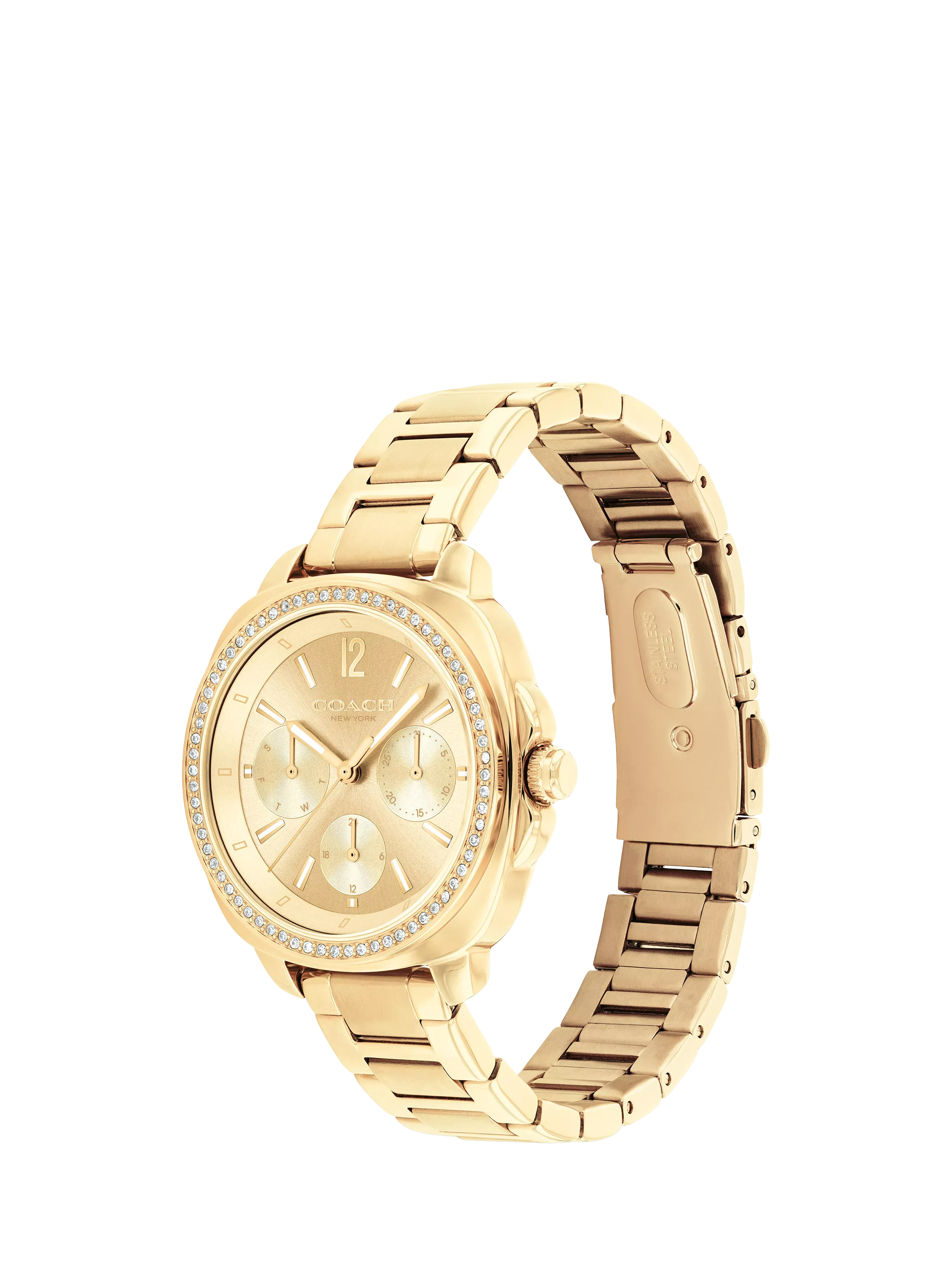 Coach Kitt women's gold watch 34mm - British product