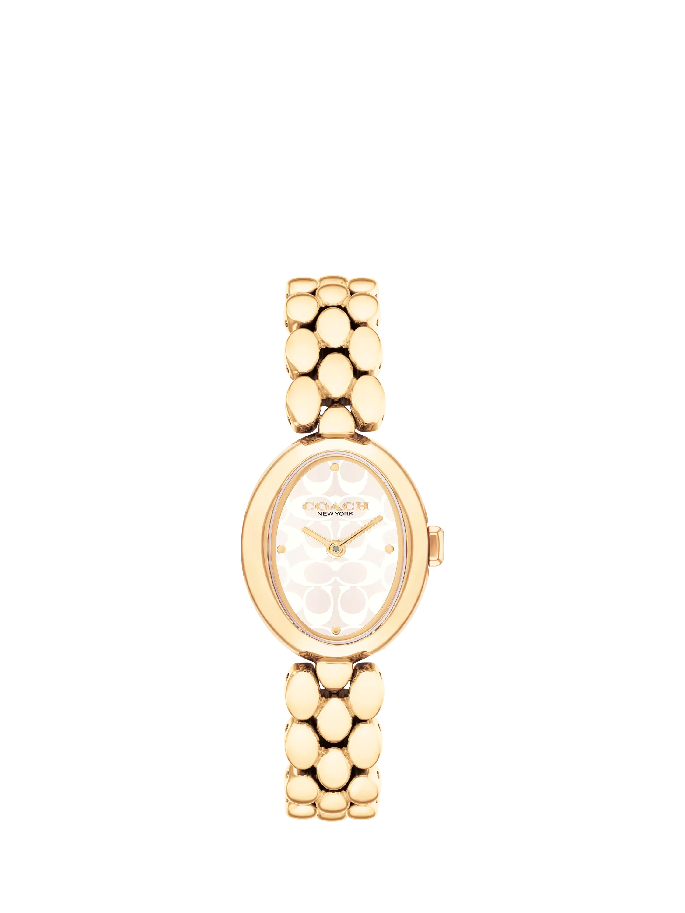 Coach Sammy oval gold 22mm watch for women, UK version