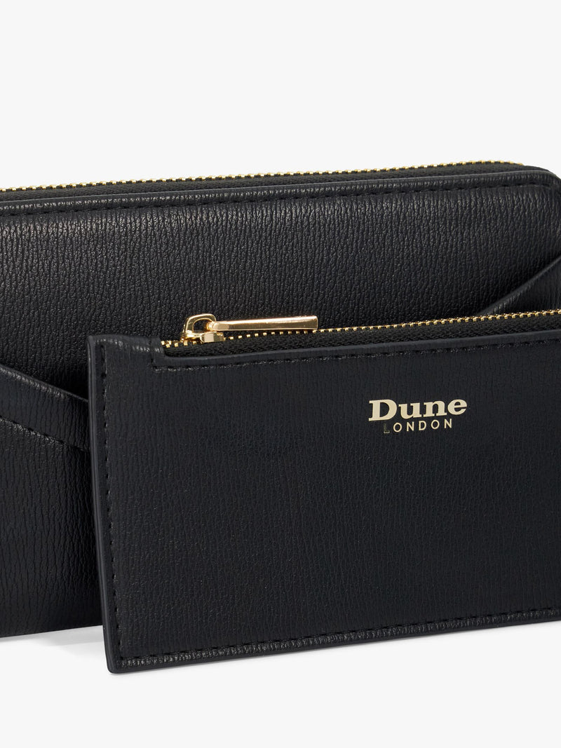 Dune London Kelbey versteckte Beutel Geldbörse aus synthetischem Material (britische Marke)