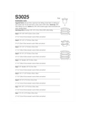 Simplicity microwave cozy sewing pattern SS3025OS, imported from the UK
