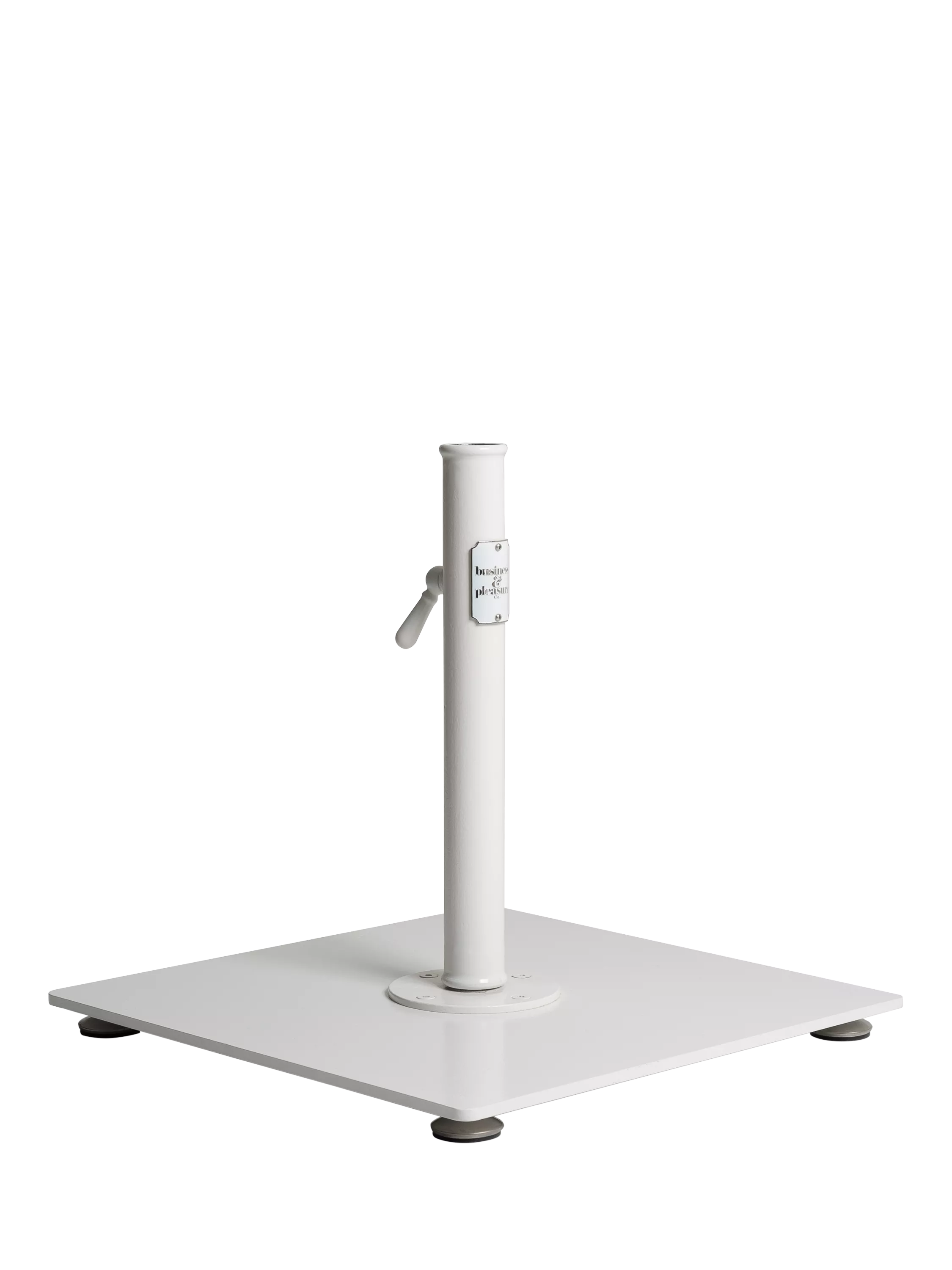 Business & Pleasure Co classic parasol base white, UK version