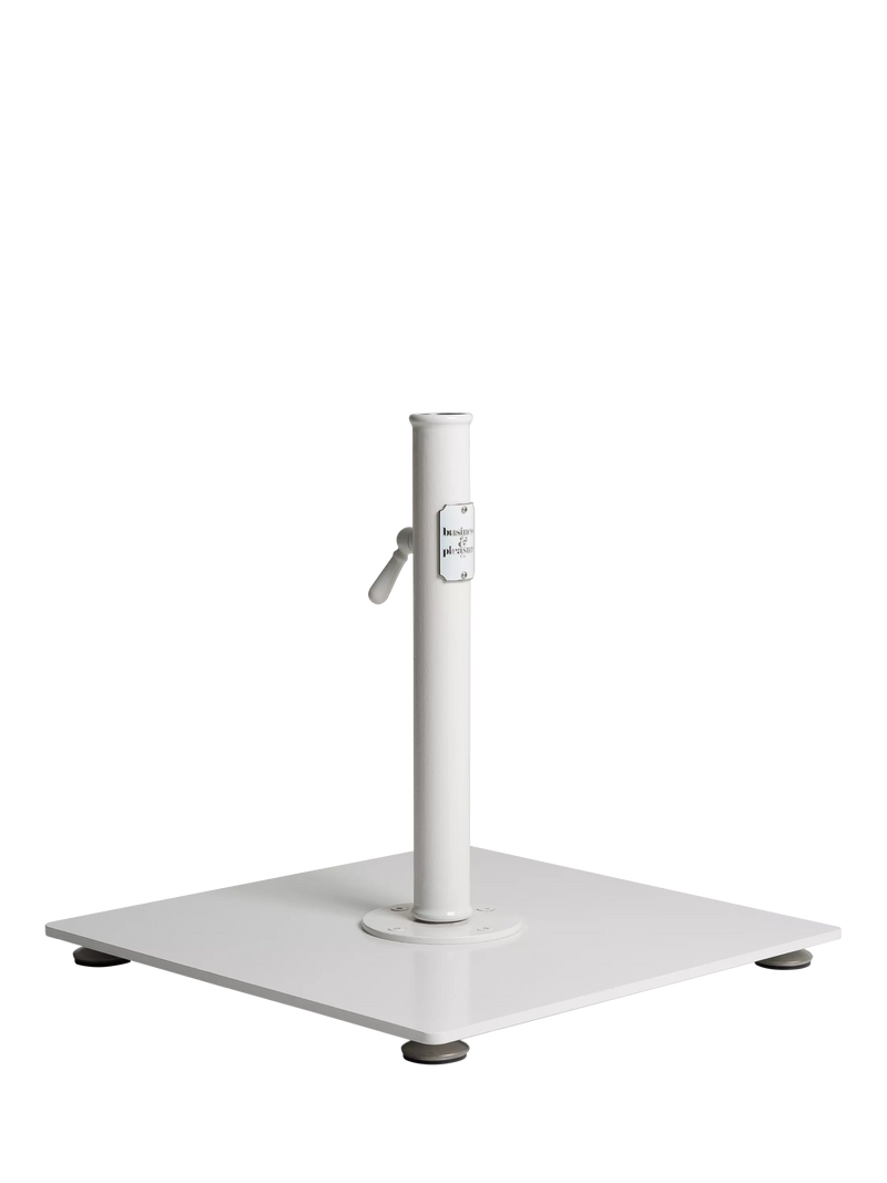 Business & Pleasure Co classic parasol base white, UK version
