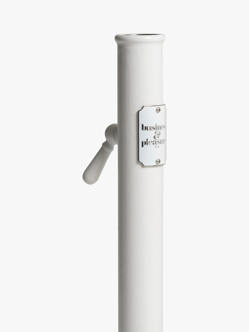 Business & Pleasure Co classic parasol base white, UK version
