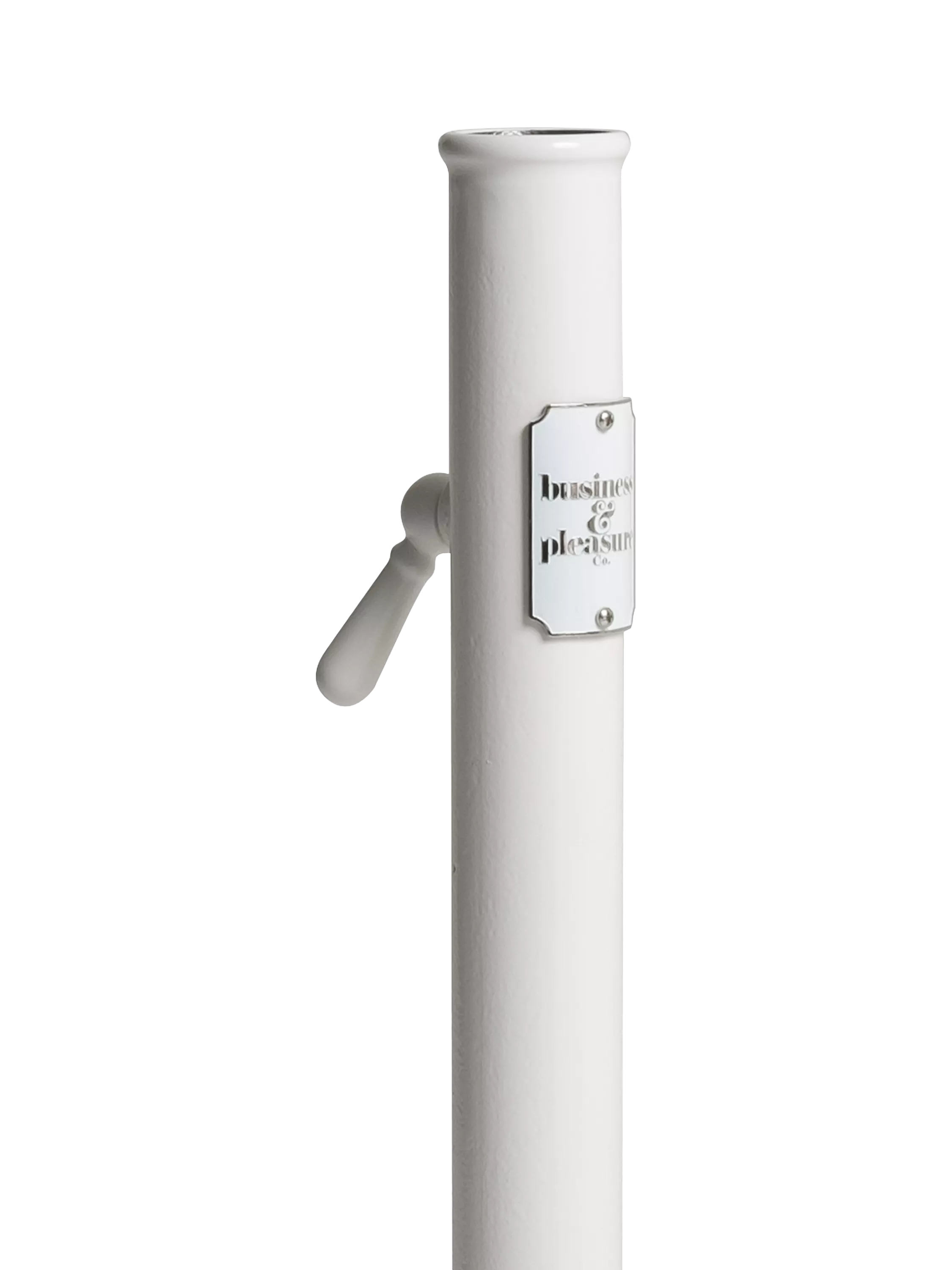 Business & Pleasure Co classic parasol base white, UK version