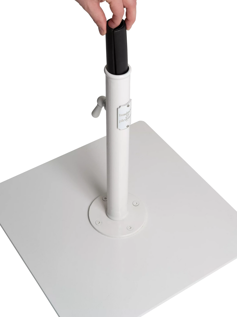 Business & Pleasure Co classic parasol base white, UK version