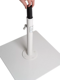 Business & Pleasure Co classic parasol base white, UK version