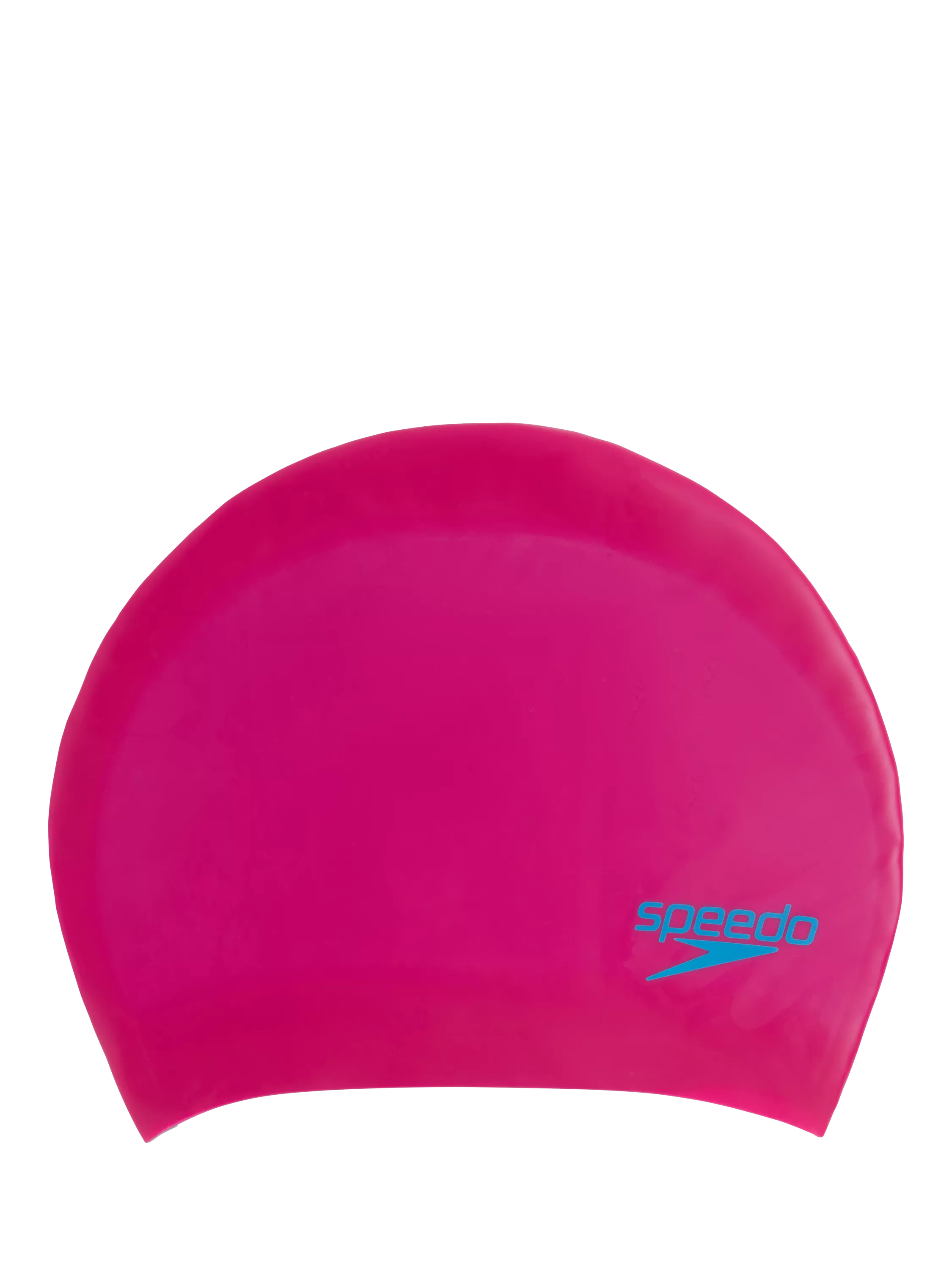 Speedo junior silicone swim cap in begonia pink (British brand)