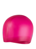 Speedo junior silicone swim cap in begonia pink (British brand)