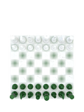 Skyline Chess Heavyweight Steel Chess Set Green Gradient, UK version