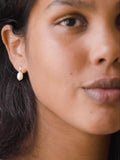 ENAMEL Copenhagen Poe Pearl Stud Earrings 14x6mm - British product